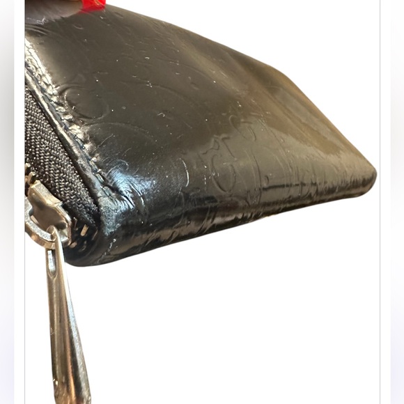 Dior black patent leather long zip wallet - Picture 5 of 11